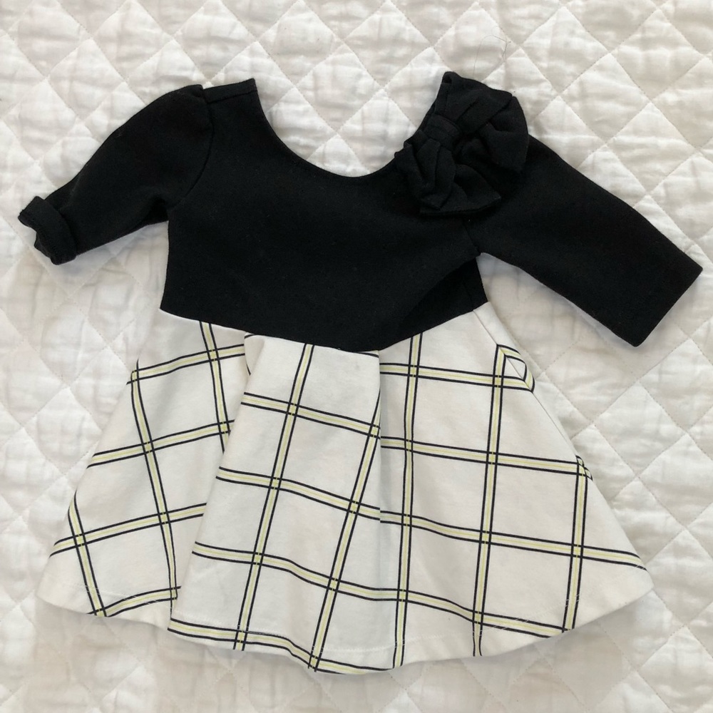 Black and White Forma Dress